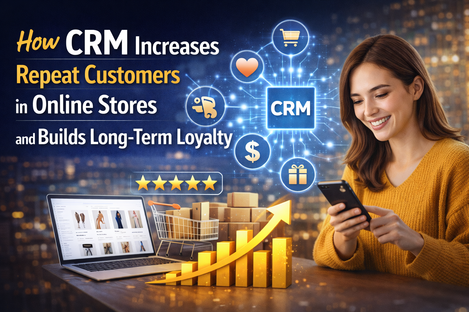 How CRM Increases Repeat Customers in Online Stores and Builds Long-Term Loyalty