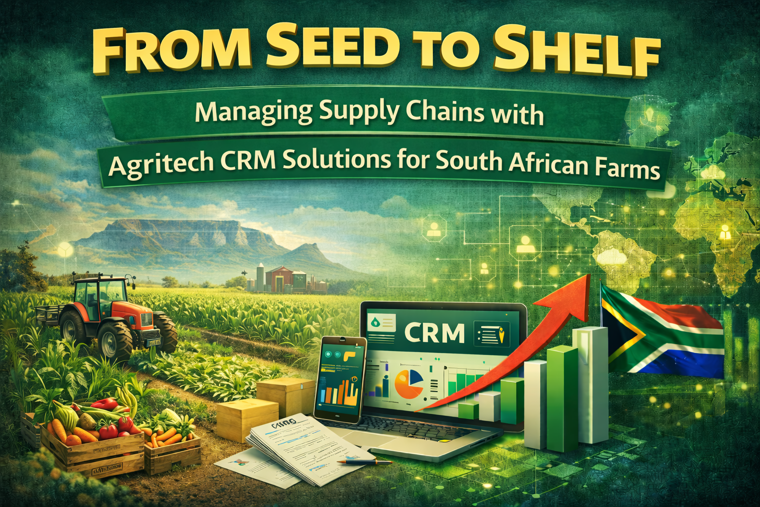 From Seed to Shelf: Managing Supply Chains with Agritech CRM Solutions for South African Farms